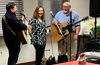 Mike Henry with Gracious Me and Michael R.J. Roth perform at SERVE Family Shelter