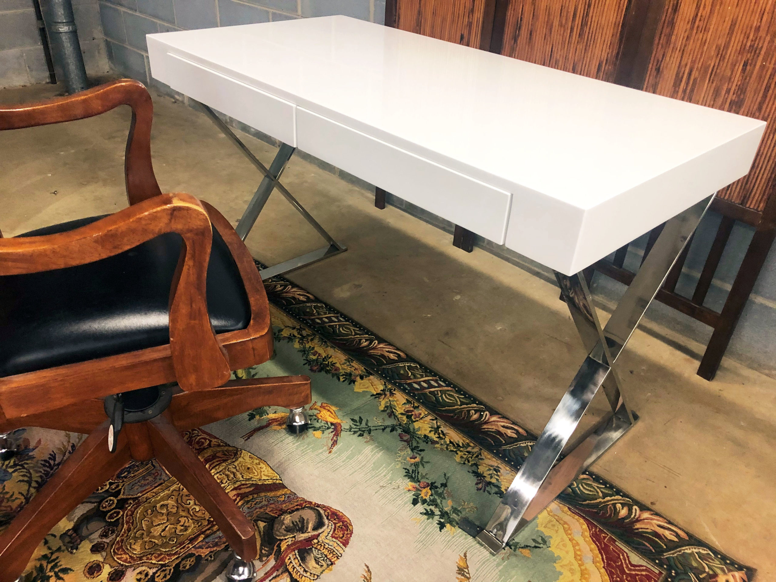 White Lacquer Desk - $85